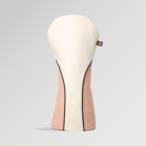 Apex Pink and White Golf Driver Cover
