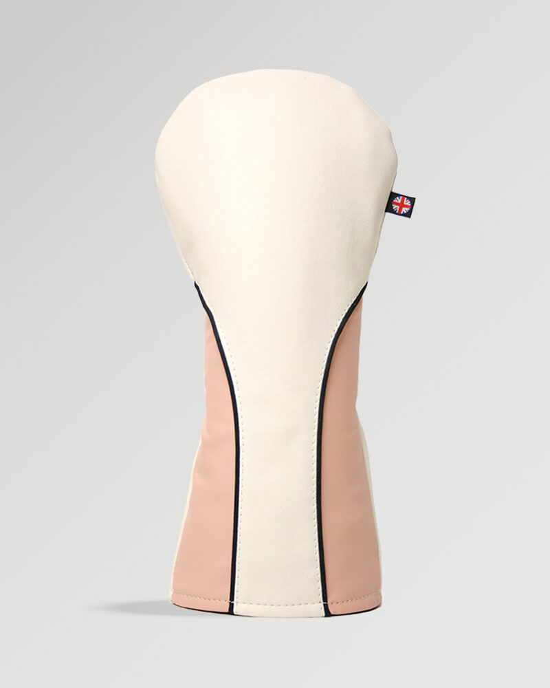 Apex Pink and White Golf Driver Cover