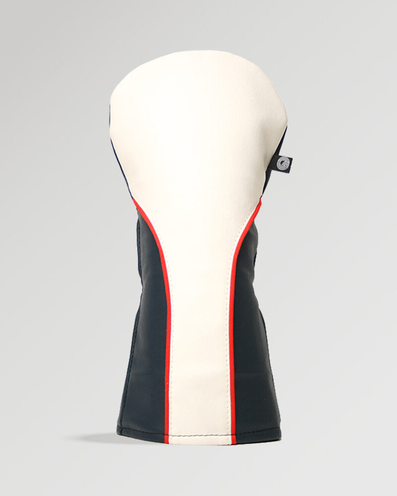 Apex White and Navy Golf Driver Cover