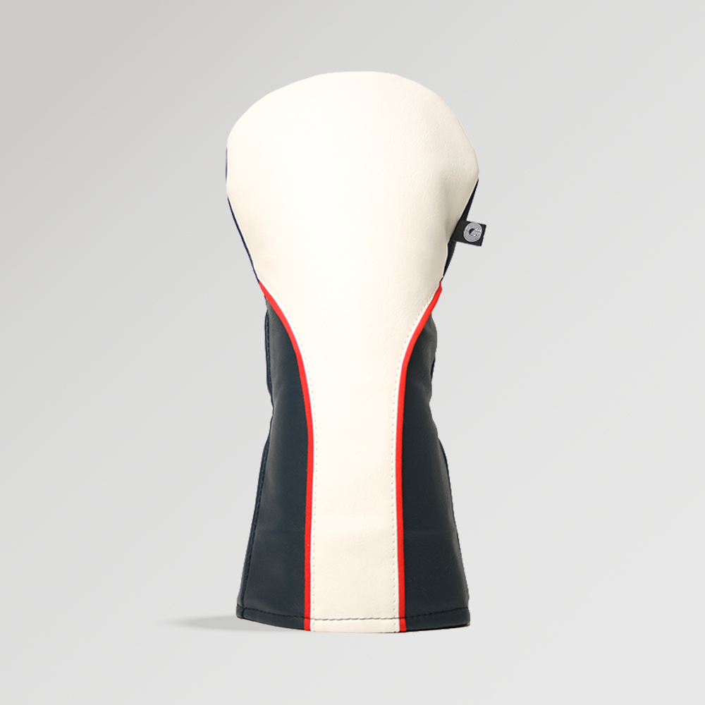 Apex White and Navy Golf Driver Cover
