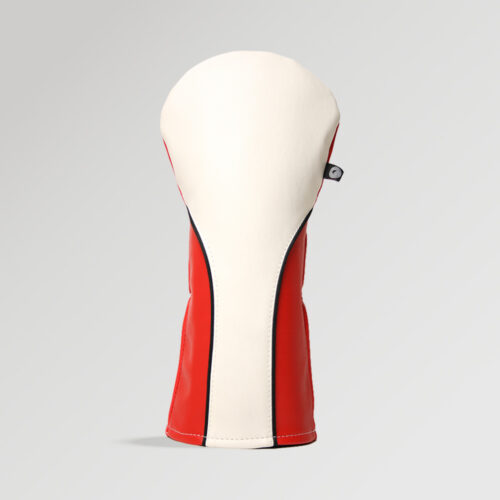 Apex White and Red Golf Driver Cover