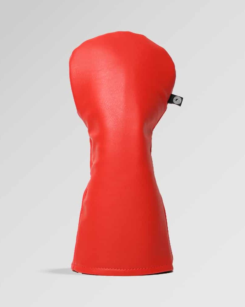 Classic Red Golf Driver Cover