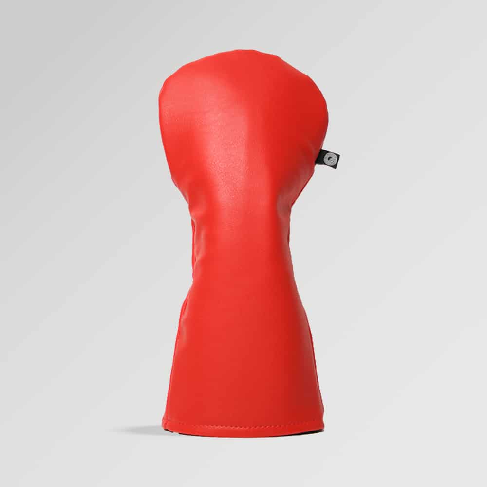 Classic Red Golf Driver Cover