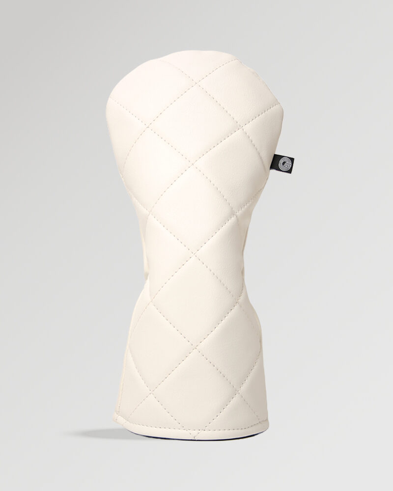 Mayfair White Golf Driver Cover