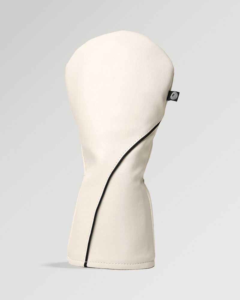 Signature White Golf Driver Cover