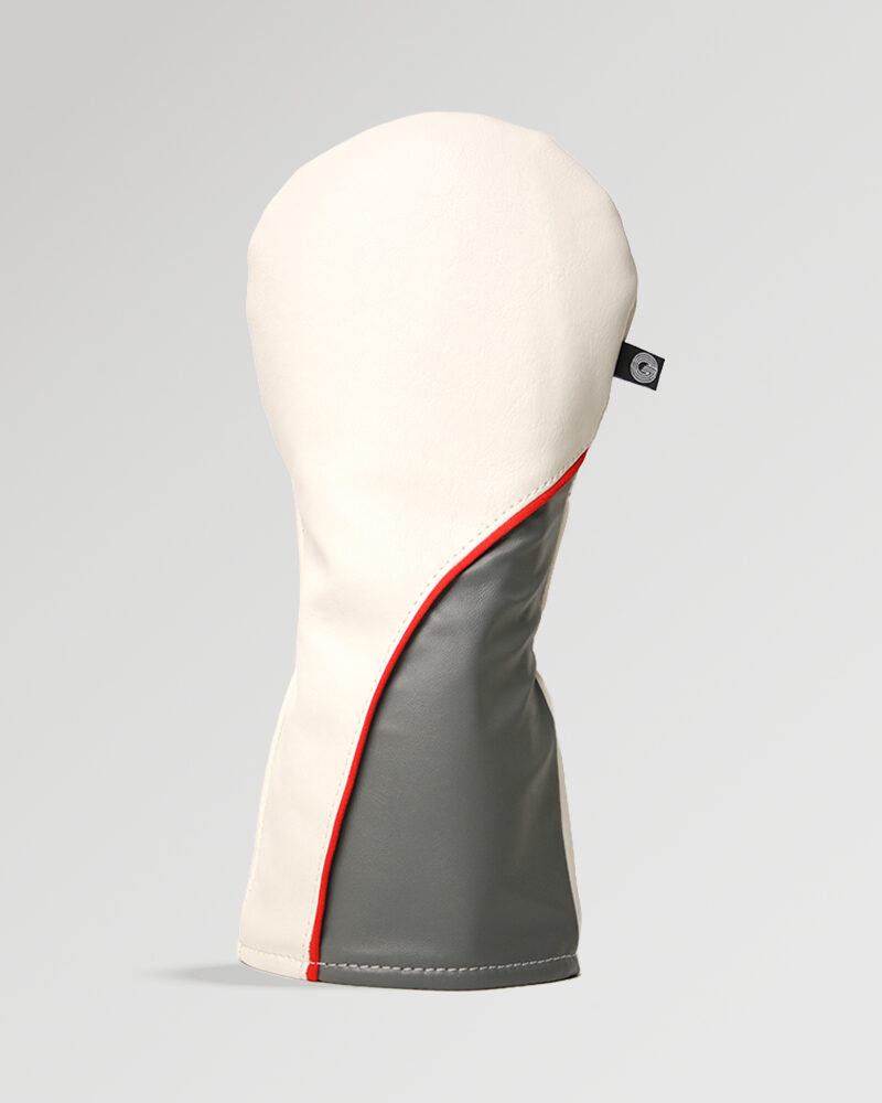 Signature White and Grey Golf Driver Cover