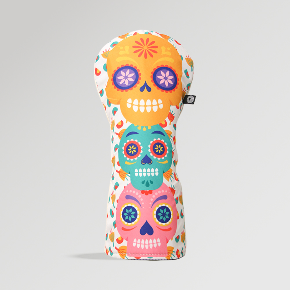 Sport Candy Skull Golf Driver Cover