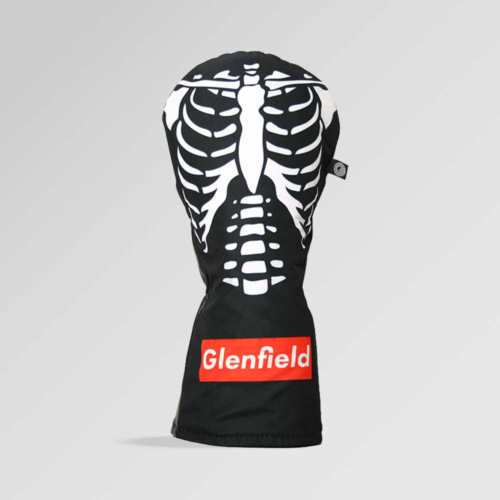 Sport Ribs Black Golf Driver Cover Sport Ribs Black Golf Driver Cover