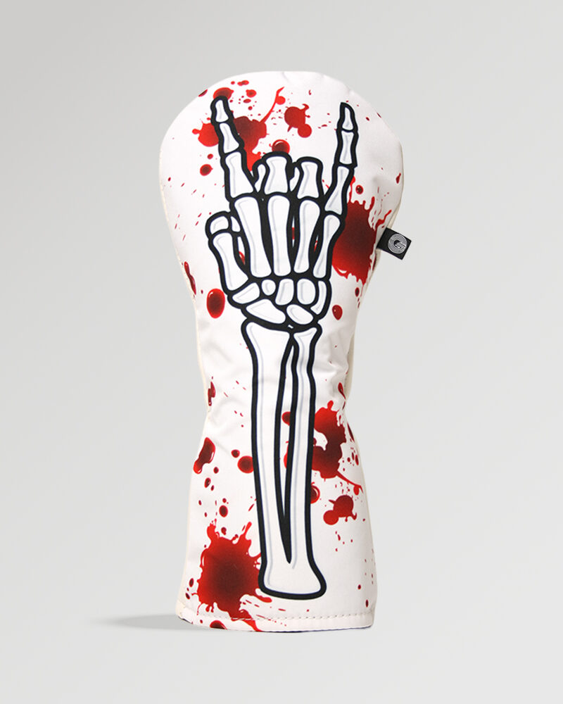 Sport White Skeleton Golf Driver Cover