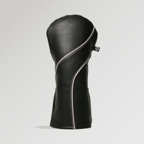 Stealth Black and Silver Golf Driver Cover