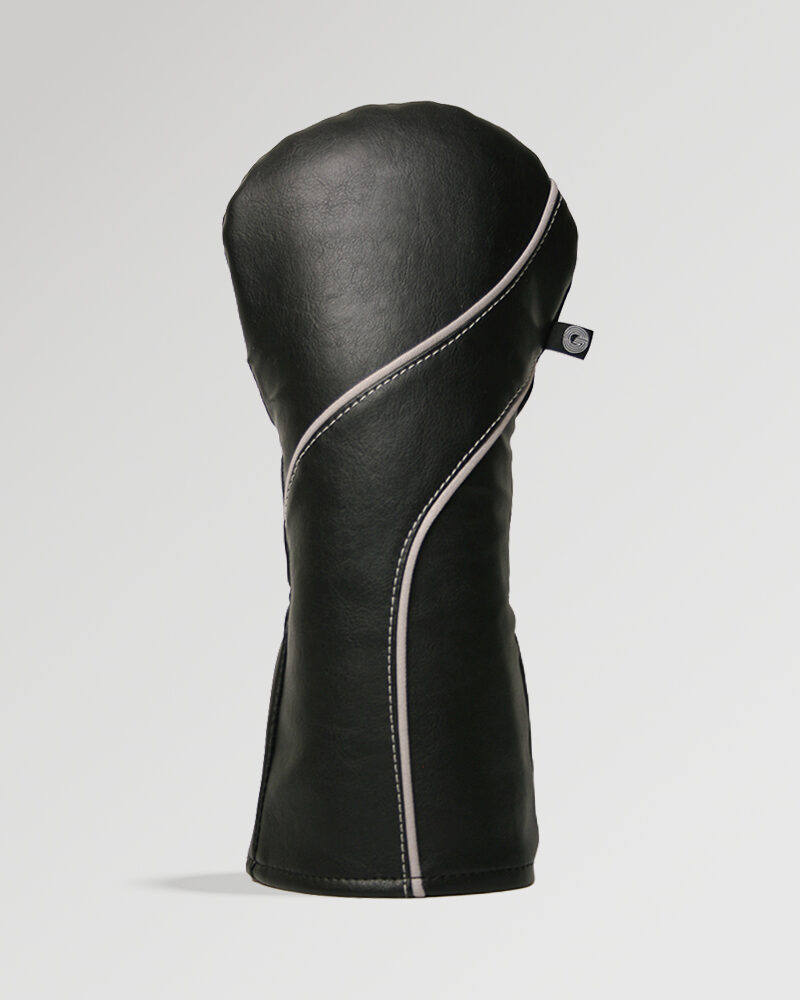 Stealth Black and Silver Golf Driver Cover