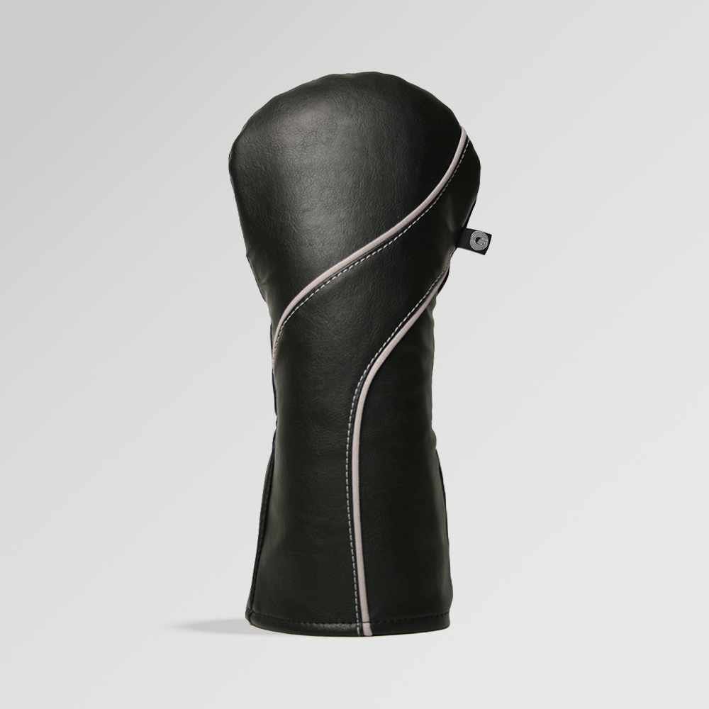 Stealth Black and Silver Golf Driver Cover